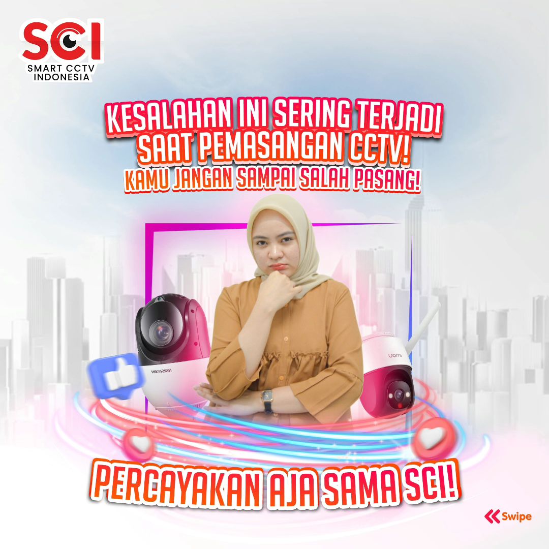 kesalahan saat memasang CCTV