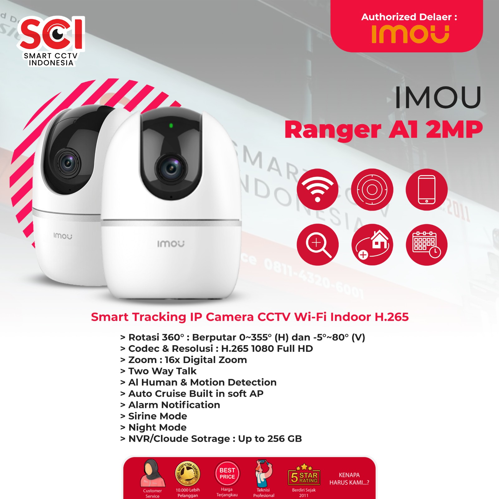 Rekomendasi kamera CCTV yang bisa Pantau dari HP
