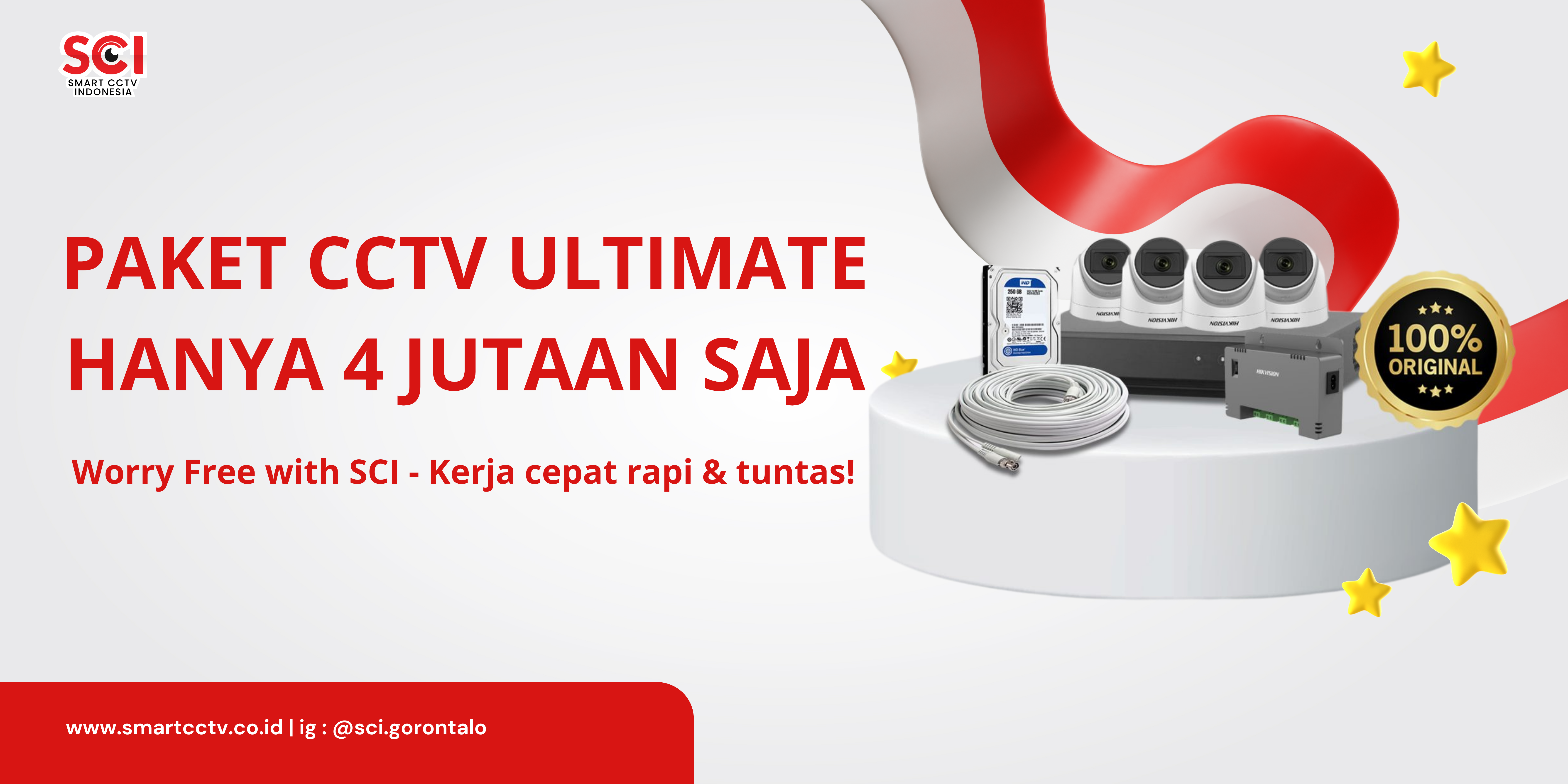 Paket CCTV Manado Hanya 4 Jutaan Saja! | PT SMART CCTV INDONESIA | +62 811-4320-6002