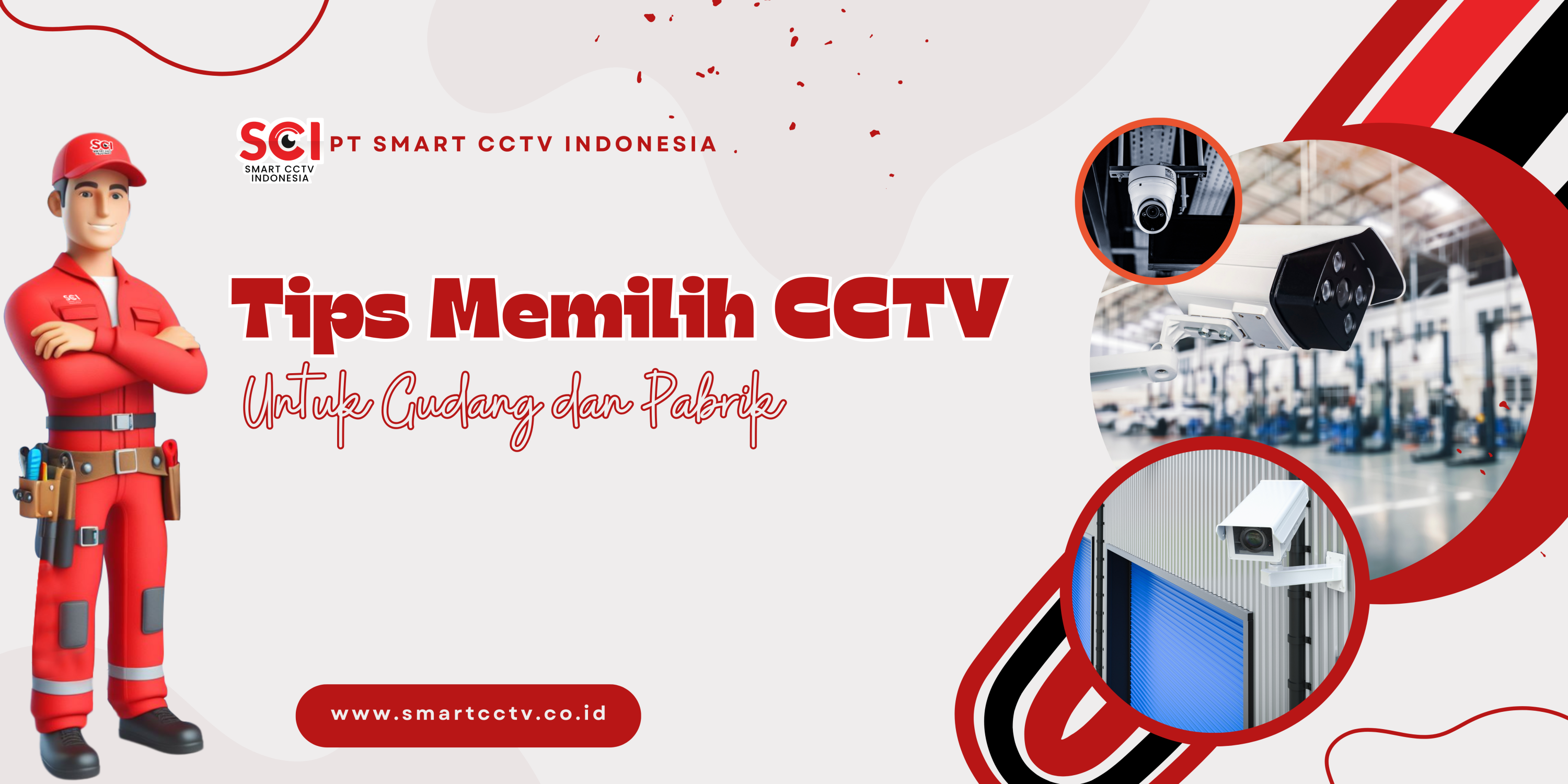 CCTV pabrik dan gudang