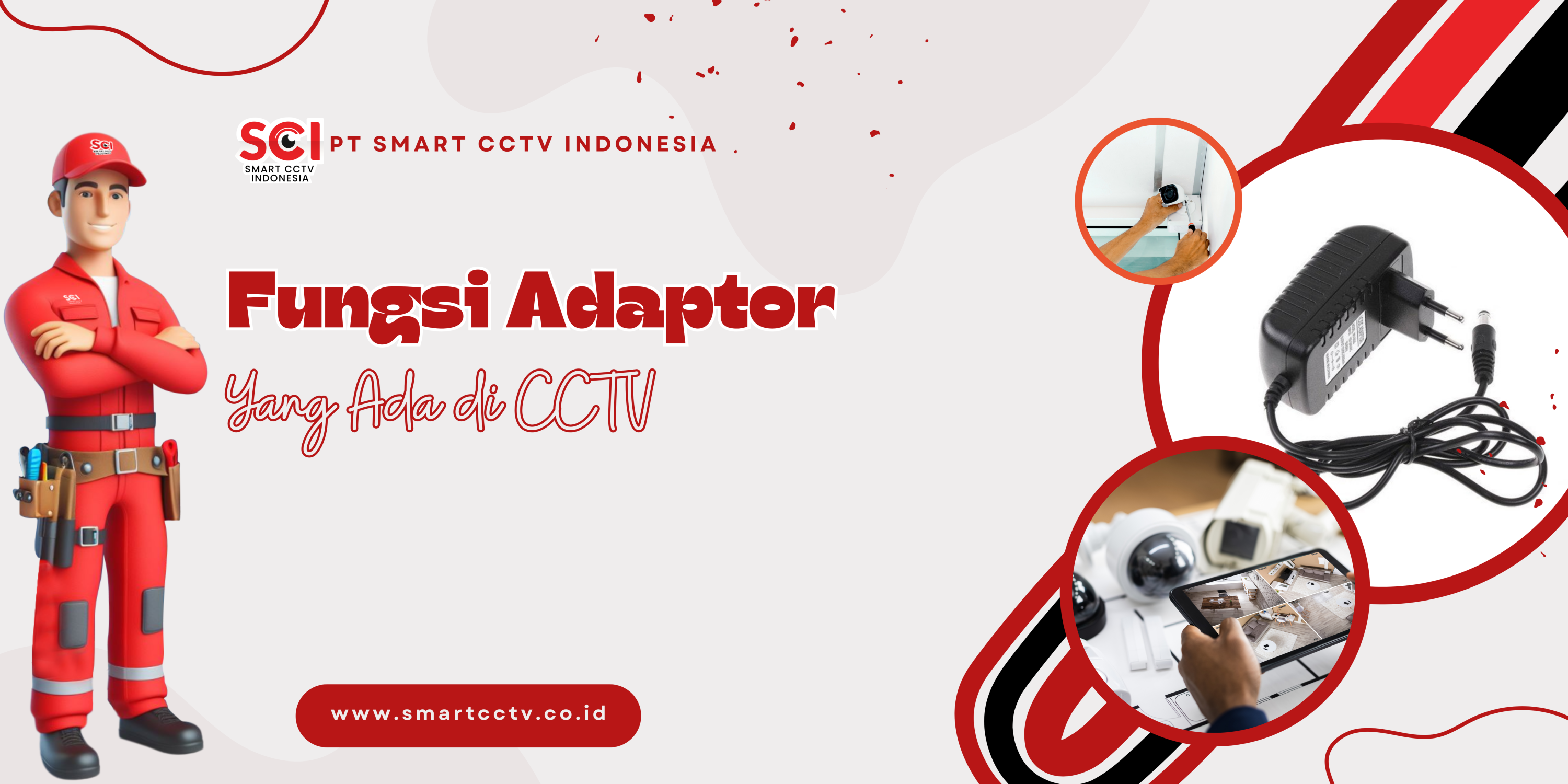 fungsi adaptor CCTV